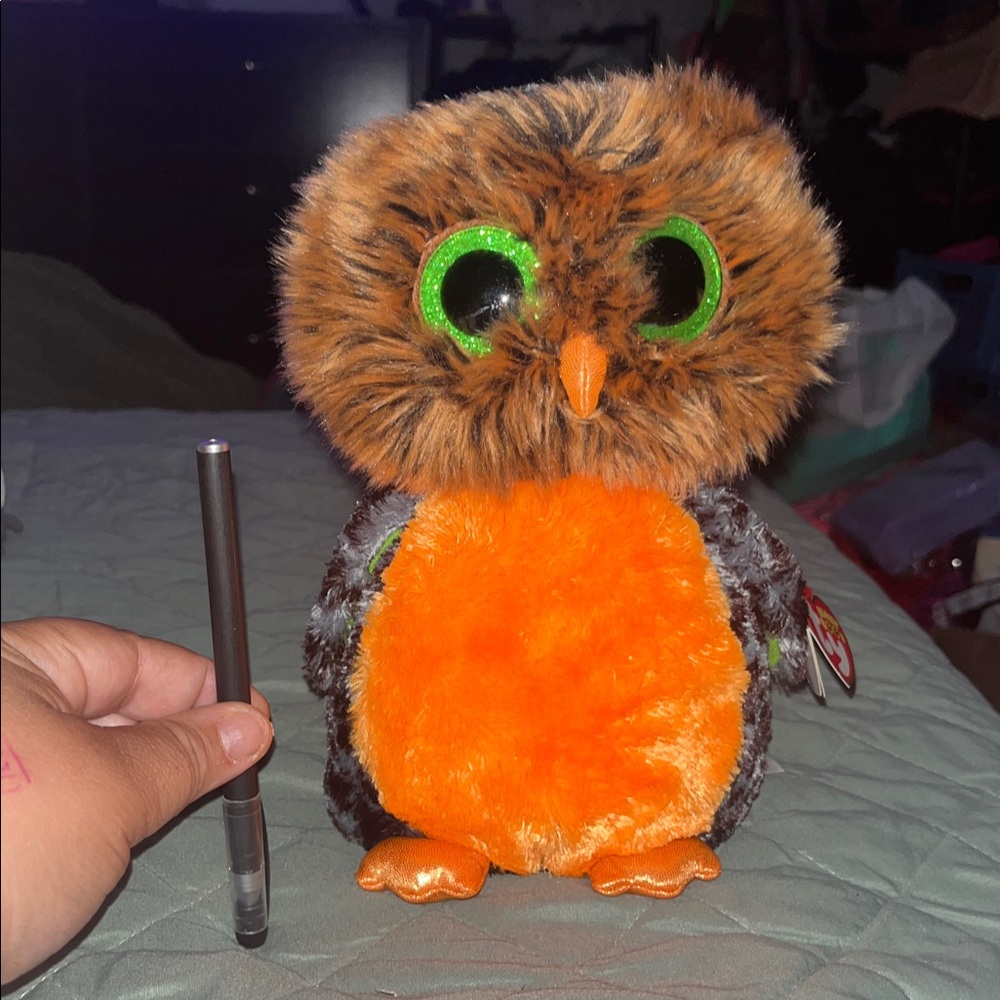 Ty Beanie Boo Midnight Owl Plush